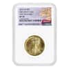 2016-W 1/2 oz Walking Liberty Half Dollar Centennial Gold Coin NGC SP 70 FR