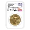 2016-W 1 oz $50 Burnished Gold American Eagle NGC MS 70 ER (Castle)