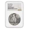 2016 Niue 1 oz Silver Golden Eagle - Swiss Wildlife Antiqued High Relief $2 Coin NGC MS 69