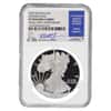 2016 W 1 oz Proof Silver American Eagle NGC PF 70 UCAM (Rhett Jeppson Sign) - 30th Anniversary