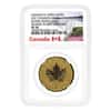 2017 1 oz Canadian Gold Maple Leaf $200 Reverse Proof Coin 150th Ann. NGC PF 70 FR