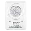 2017 1 oz Palladium American Eagle PCGS MS 70 First Strike (John Mercanti Sign Label)