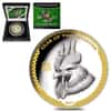 2017 1 oz Proof Silver Lunar Year of the Rooster Palau Coin .999 Fine (w/Box & COA)