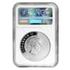 2017 1 oz Silver Australian Wedge-Tailed Eagle Perth Mint NGC MS 70 (J. Mercanti Sign Label)