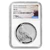2017 1 oz Silver Australian Wedge-Tailed Eagle Perth Mint NGC MS 70 (J. Mercanti Sign Label)