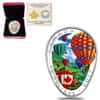 2017 1 oz Silver Canada Hot Air Balloons Colorized Proof Coin (w/Box & COA)