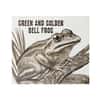 2017 1 oz Tuvalu Green and Golden Bell Frog Colorized Proof Silver Coin (w/Box & COA)
