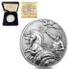 2017 Tokelau 1 oz Silver Poseidon Antiqued High Relief Coin (w/Box & COA)