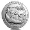 2017-P 5 oz Silver America the Beautiful ATB Iowa Effigy Mounds National Monument Unc Coin (w/Box & COA)