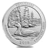 2018-P 5 oz Silver America the Beautiful ATB Minnesota Voyageurs National Park Unc Coin (w/Box & COA)
