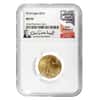 2018 1/4 oz $10 Gold American Eagle NGC MS 70 (Don Everhart Sign)