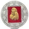 2018 1 Kilo Zodiac Monkey Stamp China Postal Service Silver Medal