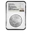 2018 1 oz Canadian Silver Wolf Predator Series NGC MS 67 Mint Error (Rev Struck Thru)