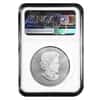 2018 1 oz Canadian Silver Wolf Predator Series NGC MS 68 Mint Error (Rev Struck Thru)