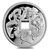 2018 1 oz Silver Chinese Dragon and Phoenix Proof Round