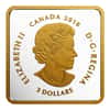 2018 Canadian Coasts Pacific Sunset Proof Silver Gilded Coin