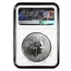 2018 Great Britain 1 oz Silver Britannia Coin NGC MS 68 Mint Error (Rev Struck Thru)