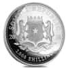 2018 Somalia 1 Kilo Silver Elephant African Wildlife 15th Anniv Jubilee Coin .9999 Fine (In Cap)