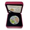 2018 Canada 1 oz Silver Cougar - Canadian Mosaics Proof Colorized Coin (w/Box & COA)