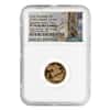 2018 Great Britain Proof Gold British Half Sovereign Sapphire Anniv. Privy NGC PF 70 UCAM