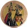 2019 1 oz Britannia & Germania The Allegories Red & Yellow Gold Silver Coin