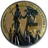 2019 1 oz Britannia & Germania The Allegories Rhodium & Red Gold Silver Coin