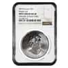 2019 1 oz Canadian Silver Maple Leaf NGC MS 68 Mint Error (Obv Struck Thru)