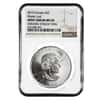 2019 1 oz Canadian Silver Maple Leaf NGC MS 69 Mint Error (Obv Struck Thru)