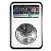 2019 1 oz Canadian Silver Maple Leaf NGC MS 69 Mint Error (Obv Struck Thru)