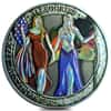 2019 1 oz Columbia & Germania The Allegories Hologram Silver Coin