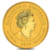 2019 1 oz Gold Australian Dragon & Tiger Coin $100 BU Perth Mint In Cap