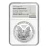 2019 1 oz Silver American Eagle NGC MS 69 Mint Error (Rev Struck Thru)