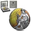 2019 Cameroon 3 oz Silver Mercury - Planets and Gods High Relief Coin (w/Box & COA)