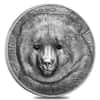 2019 Mongolia 1 oz Silver Gobi Bear - Wildlife Protection Antiqued Coin (w/Box)