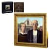 2019 Niue 1 oz Colorized Silver American Gothic Grant Wood Coin (w/Box & COA)