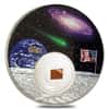 2019 Niue 1 oz Colorized Silver Moon Landing 50th Anniv. Coin (w/Box & COA)