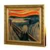 2019 Niue 1 oz Colorized Silver The Scream Edvard Munch Coin (w/Box & COA)