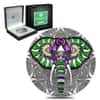 2019 Niue 2 oz Silver Elephant - Mandala Antiqued High Relief $5 Coin (w/Box & COA)