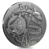 2019 Niue 3 oz Silver Lu Bu - Warriors of Ancient China Antiqued High Relief $5 Coin (w/Box & COA)