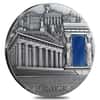 2018 Niue 2 oz Silver Greece - Imperial Art Antiqued High Relief $2 Coin (w/Box & COA)