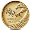 2020-W 1/2 oz End of WWII 75th Anniversary $25 Proof Gold Coin (in Cap)
