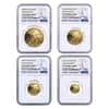 2020-W 1.85 oz Proof Gold American Eagle 4-Coin Set NGC PF 70 Early UCAM Releases 