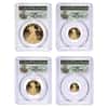 2020-W 1.85 oz Proof Gold American Eagle 4-Coin Set PCGS PF 70 DCAM FDOI (Thomas S. Cleveland)