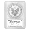 2020-W V75 Privy 1 oz Proof Silver American Eagle End of WWII 75th Anniv PCGS PF 70 FDOI (Iwo Jima Label)
