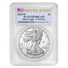 2020-W V75 Privy 1 oz Proof Silver American Eagle End of WWII 75th Anniv PCGS PF 70 FDOI