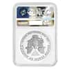 2020-W V75 Privy 1 oz Proof Silver American Eagle End of WWII 75th Anniv NGC PF 70 ER (V-Day Label)