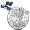 2020-W V75 Privy 1 oz Proof Silver American Eagle End of WWII 75th Anniv (w/Box & COA)