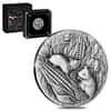 2020 2 oz Antiqued Silver Lunar Year of The Mouse / Rat Australian Perth Mint (w/Box & COA)