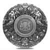 2020 Chad 2 oz Silver Joshua - Nine Worthies Series Antiqued High Relief 5000 Francs Coin (w/Box & COA)