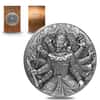 2020 Chad 2 oz Silver Tossakan - Ramakien Series 1.9 Kilo Copper COA High Relief 10000 Francs Coin (In Copper Frame)